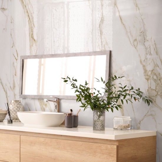 Diamante Calacatta Gold 60x60 Lucido - Pavimento Effetto Marmo