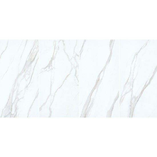 Diamante Gold White 60x120 Lucido - Pavimento Effetto Marmo
